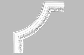 Угловой элемент Decomaster DP 8053 B 53х22х270